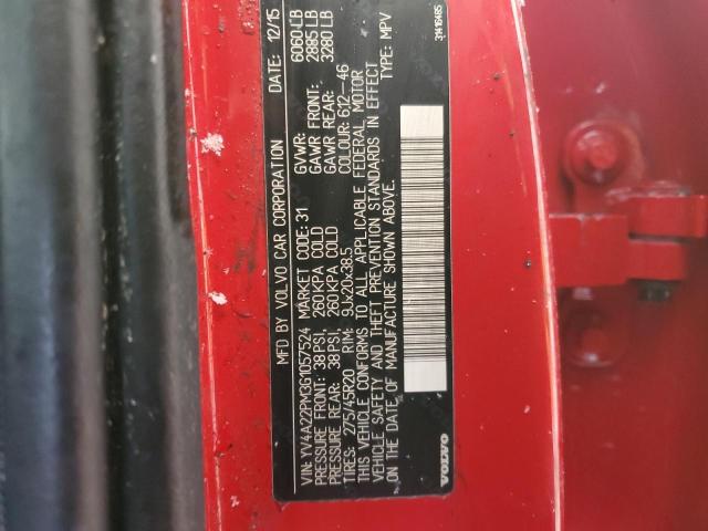 2016 VOLVO XC90 T6 - YV4A22PM3G1057524
