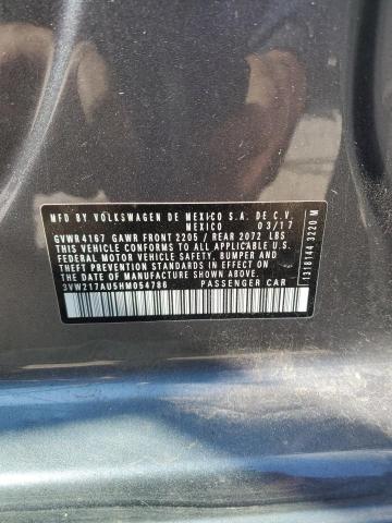 2017 VOLKSWAGEN GOLF S - 3VW217AU5HM054786