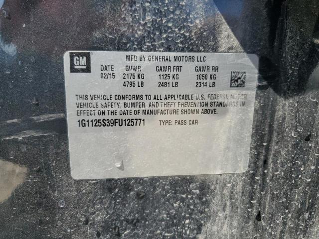 2015 CHEVROLET IMPALA LT - 1G1125S39FU125771