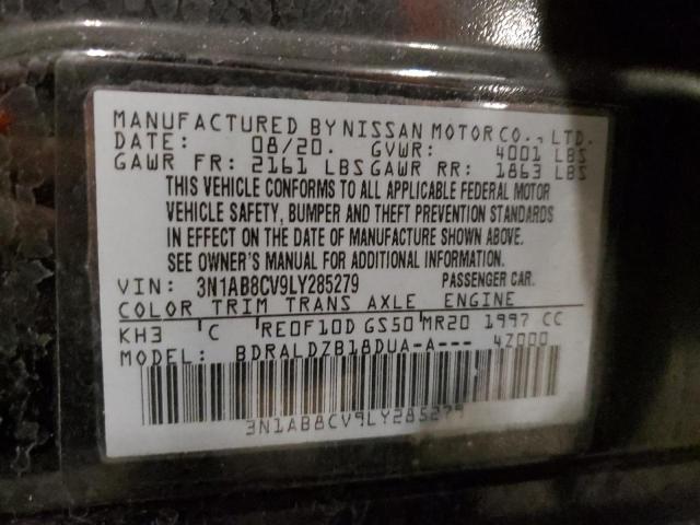 2020 NISSAN SENTRA SV - 3N1AB8CV9LY285279