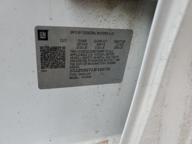 2018 CHEVROLET MALIBU LT - 1G1ZD5ST7JF153739
