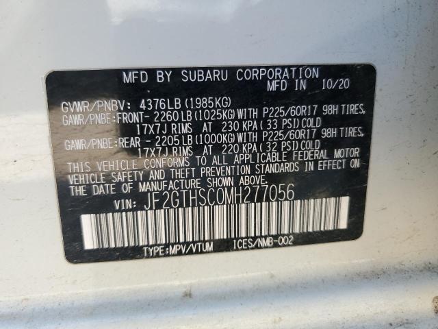 2021 SUBARU CROSSTREK - JF2GTHSC0MH277056