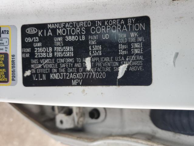 2013 KIA SOUL + - KNDJT2A6XD7777020
