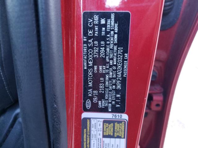 2019 KIA FORTE FE - 3KPF24AD2KE032701