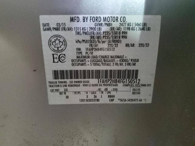 2015 FORD TAURUS SEL - 1FAHP2H84FG150512