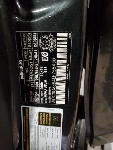 2020 MERCEDES-BENZ GLC 43 4MA - WDC0G6EB4LF755480