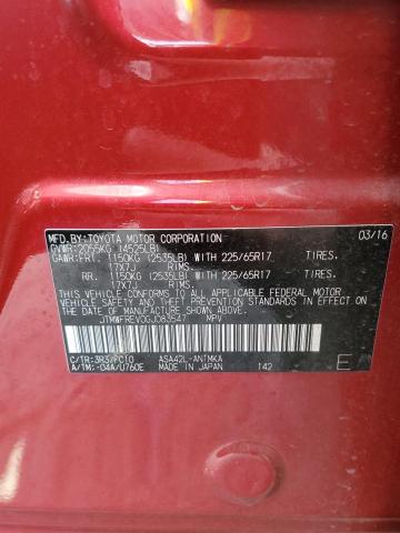 2016 TOYOTA RAV4 XLE - JTMWFREV0GJ083547
