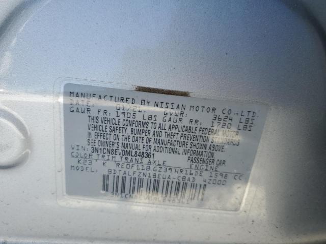 2021 NISSAN VERSA SV - 3N1CN8EV0ML848361