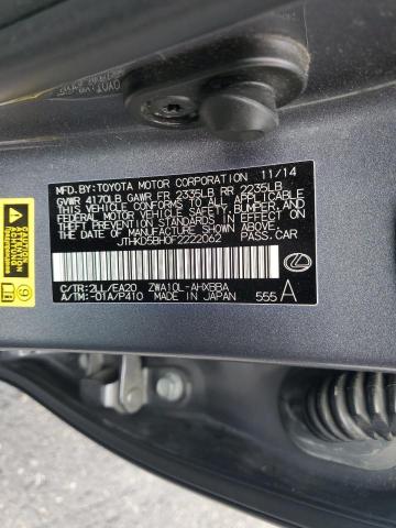 2015 LEXUS CT 200 JTHKD5BH0F2222062