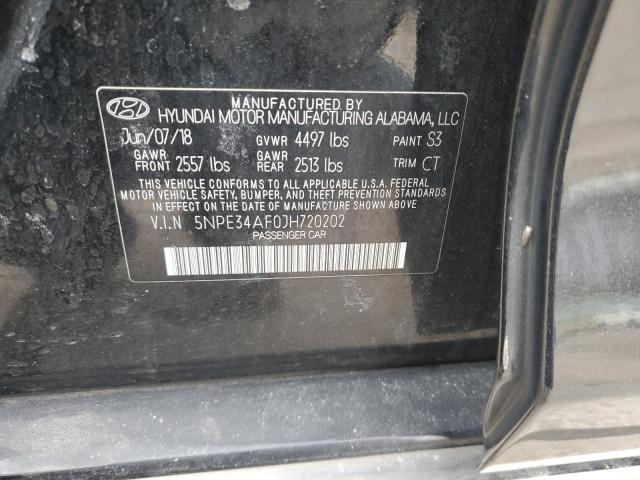 2018 HYUNDAI SONATA SPO - 5NPE34AF0JH720202