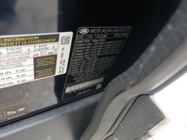 2019 LAND ROVER RANGE ROVE - SALGS2SV2KA521580