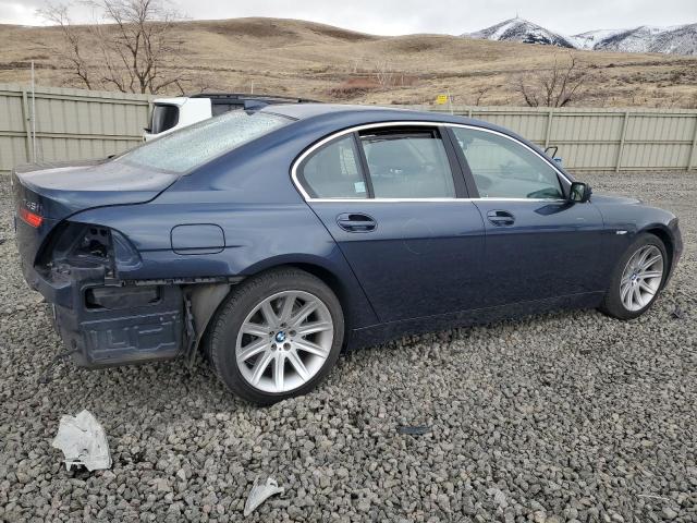 BMW 745 I 2003 blue  gas WBAGL63443DP62958 photo #4