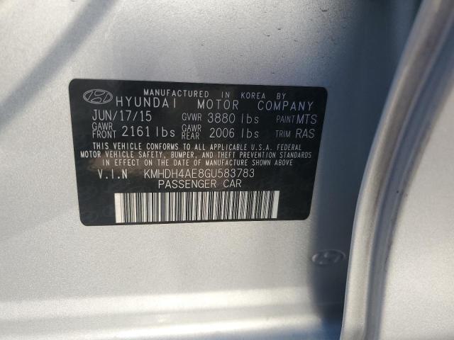 2016 HYUNDAI ELANTRA SE - KMHDH4AE8GU583783