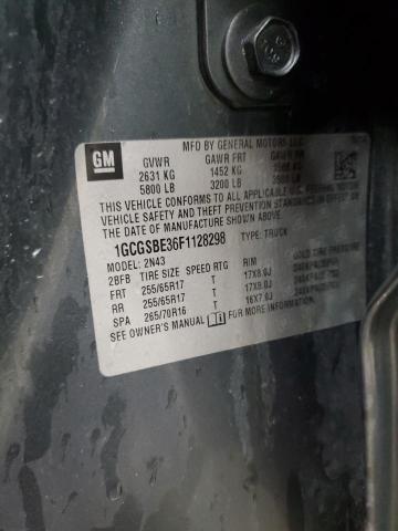 2015 CHEVROLET COLORADO L - 1GCGSBE36F1128298