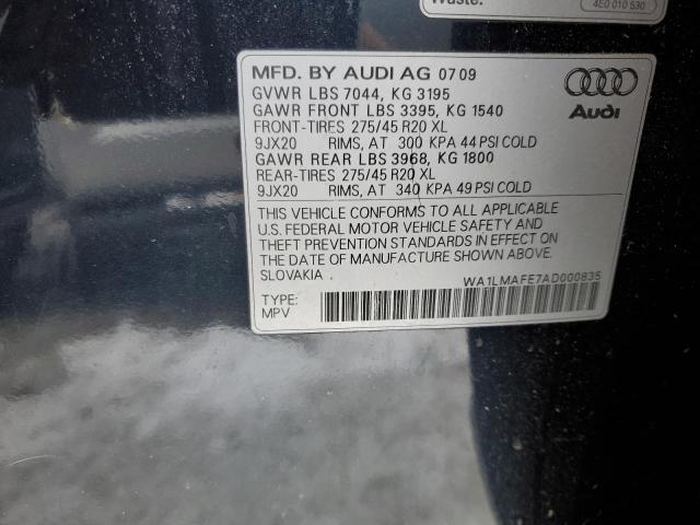 2010 AUDI Q7 PREMIUM - WA1LMAFE7AD000835