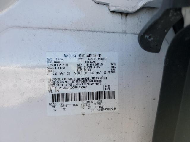 2016 LINCOLN MKX PREMIE 2LMTJ6JR9GBL62945