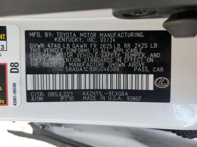 2024 LEXUS ES 300H BA 58ADA1C10RU048388
