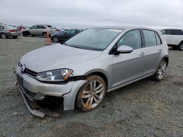 VOLKSWAGEN GOLF S 2017 silver  gas 3VW217AU4HM038482 photo #1