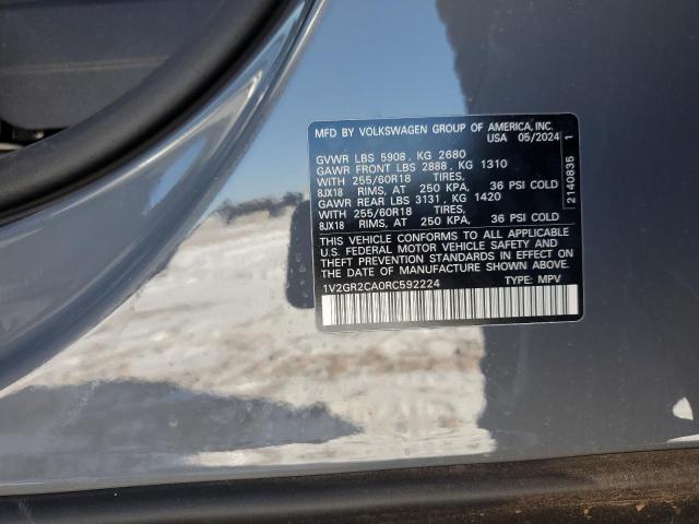 2024 VOLKSWAGEN ATLAS PEAK 1V2GR2CA0RC592224
