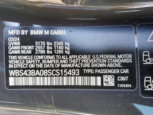 2025 BMW M4 COMPETI WBS43BA08SCS15493