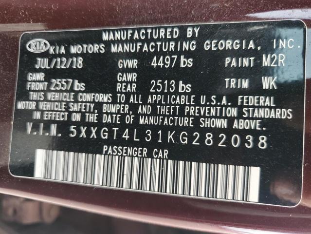 2019 KIA OPTIMA LX - 5XXGT4L31KG282038