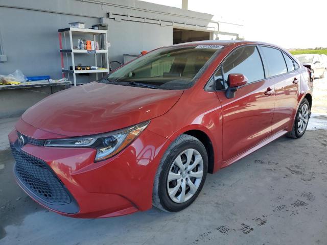 TOYOTA COROLLA LE 2020 red  gas JTDEPRAE3LJ104190 photo #1