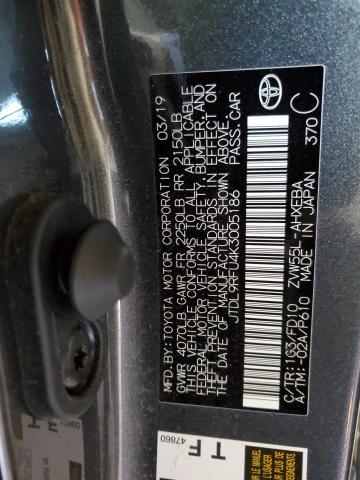 2019 TOYOTA PRIUS - JTDL9RFU4K3005186