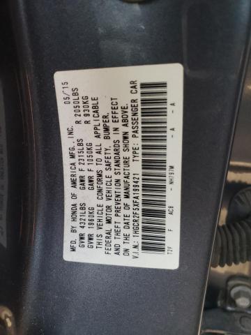 2015 HONDA ACCORD SPO - 1HGCR2F5XFA199421