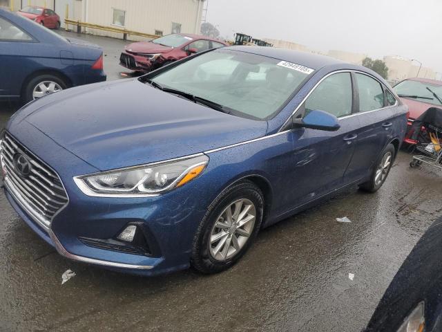 HYUNDAI SONATA SE 2018 blue  gas 5NPE24AF1JH599330 photo #1