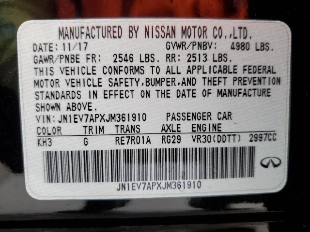2018 INFINITI Q50 LUXE - JN1EV7APXJM361910