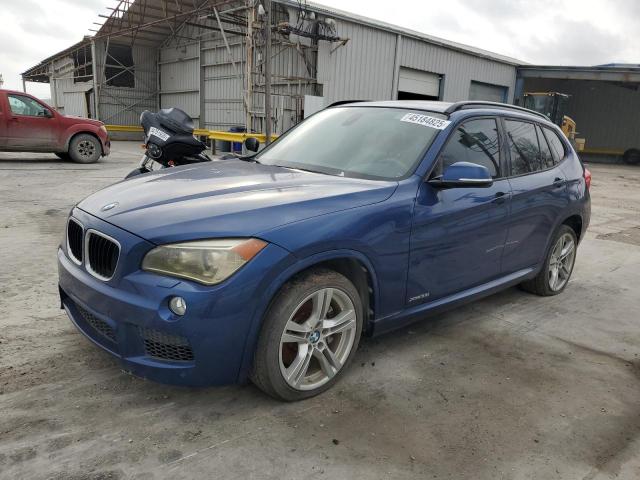 BMW X1 XDRIVE3 2013 blue station gas WBAVM5C57DVV90718 photo #1