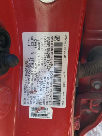 2021 HONDA CIVIC LX - 2HGFC2F67MH510096