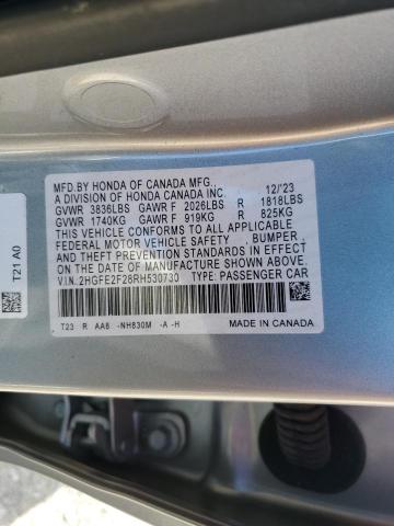 2024 HONDA CIVIC LX - 2HGFE2F28RH530730
