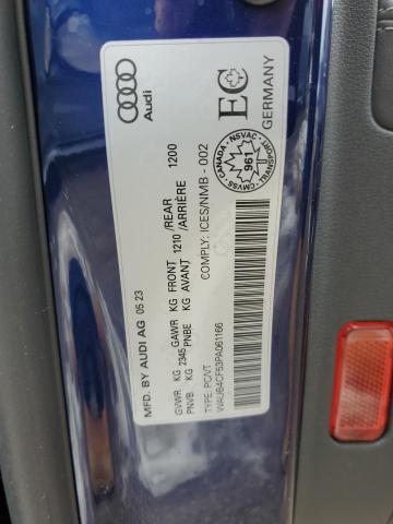 2023 AUDI S5 PRESTIG WAUB4CF53PA061166