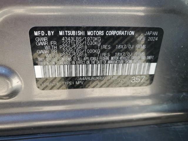 2024 MITSUBISHI OUTLANDER JA4ARUAUXRU009128
