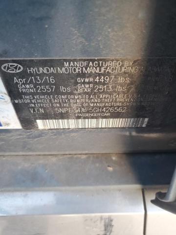 2016 HYUNDAI SONATA SPO - 5NPE34AF5GH426562
