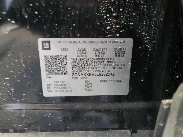 2020 CHEVROLET EQUINOX PR - 2GNAXXEV5L6232142