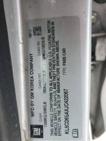 2018 CHEVROLET SPARK 1LT - KL8CD6SAXJC422067