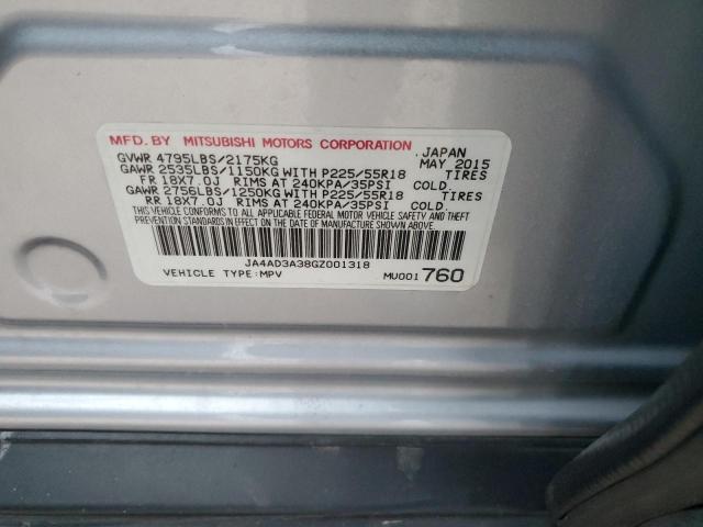 2016 MITSUBISHI OUTLANDER - JA4AD3A38GZ001318