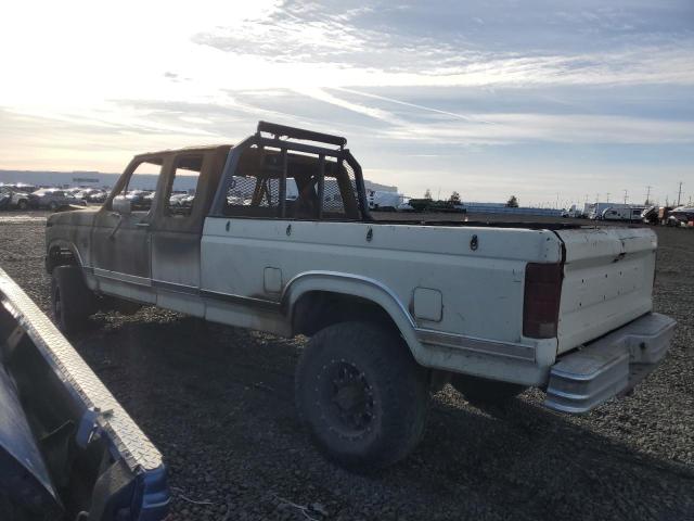 FORD F250 1986 white  diesel 1FTHX261XGKB48732 photo #3