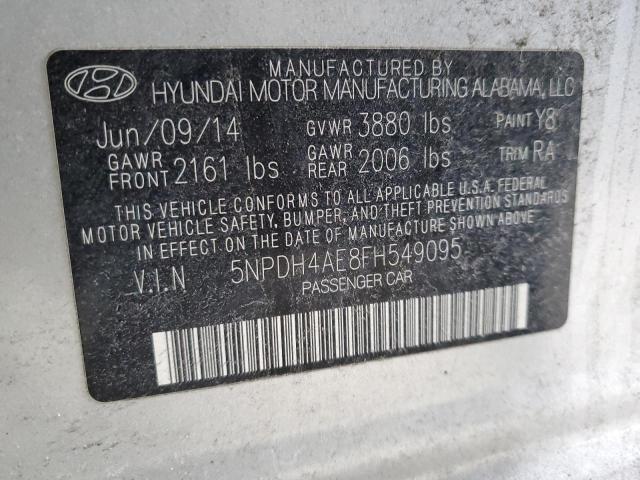 2015 HYUNDAI ELANTRA SE - 5NPDH4AE8FH549095
