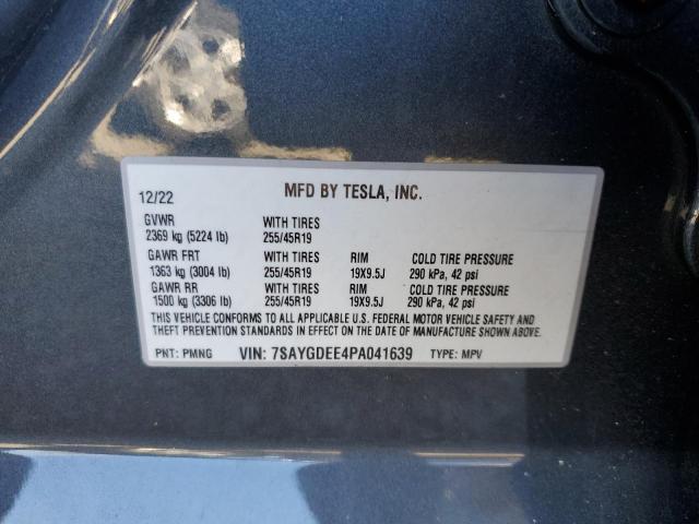 2023 TESLA MODEL Y - 7SAYGDEE4PA041639