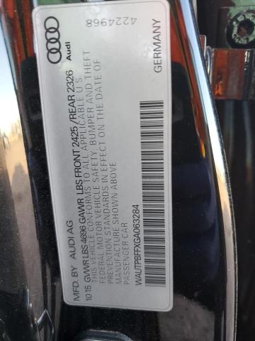 2016 AUDI A3 E-TRON WAUTPBFFXGA063284