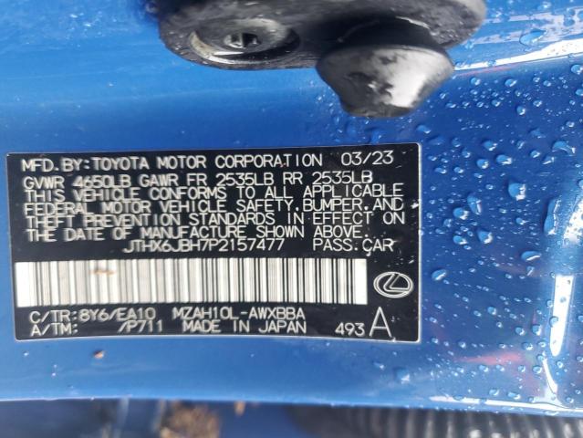 2023 LEXUS UX 250H BA JTHX6JBH7P2157477