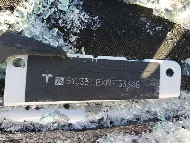 2022 TESLA MODEL 3 - 5YJ3E1EBXNF153346