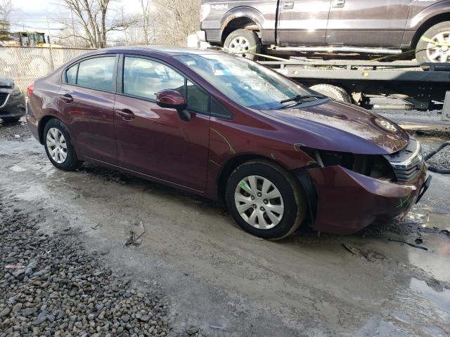 Vin: 19xfb2f59ce025171, lot: 46233145, honda civic lx 20124