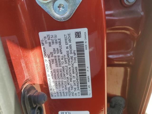 2018 HONDA CR-V EXL - 2HKRW2H83JH624469