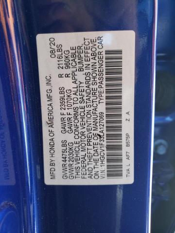 2020 HONDA ACCORD SPO - 1HGCV1F33LA127069