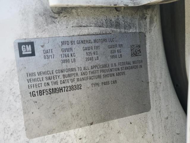 2017 CHEVROLET CRUZE PREM - 1G1BF5SM9H7238302