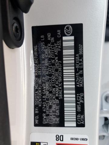 2024 LEXUS ES 300H BA 58AEA1C18RU038373